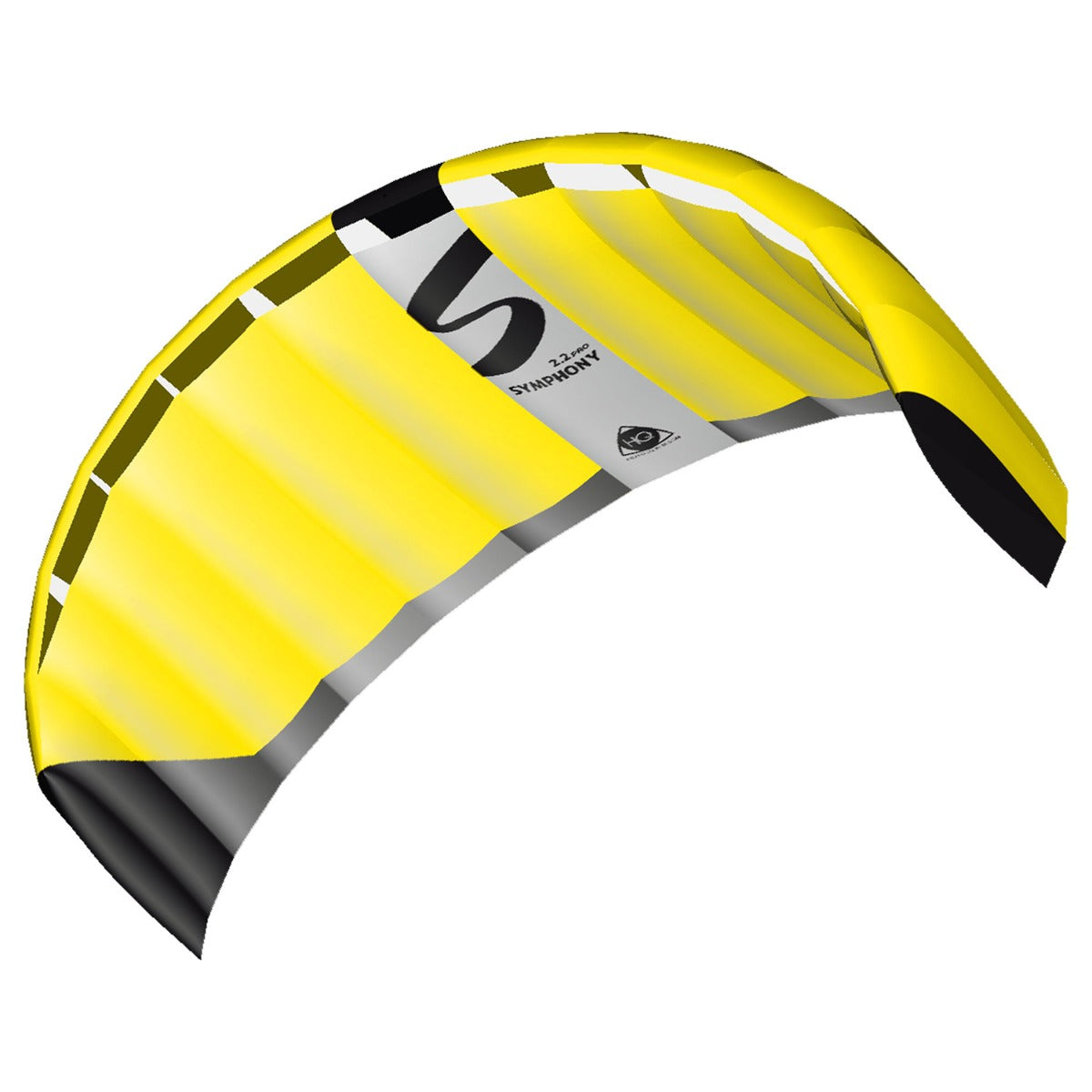 HQ Lenkmatte Symphony Pro 2.2 Neon Yellow Allround Lenkdrachen Kite Matte