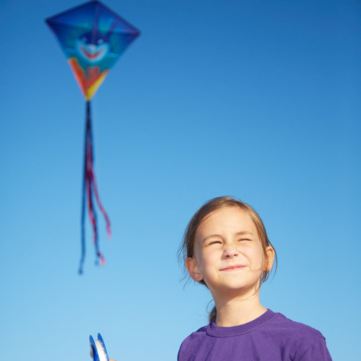 Kinderdrachen Einleiner Drachen HQ Eddy Sharky Hai Flugdrachen