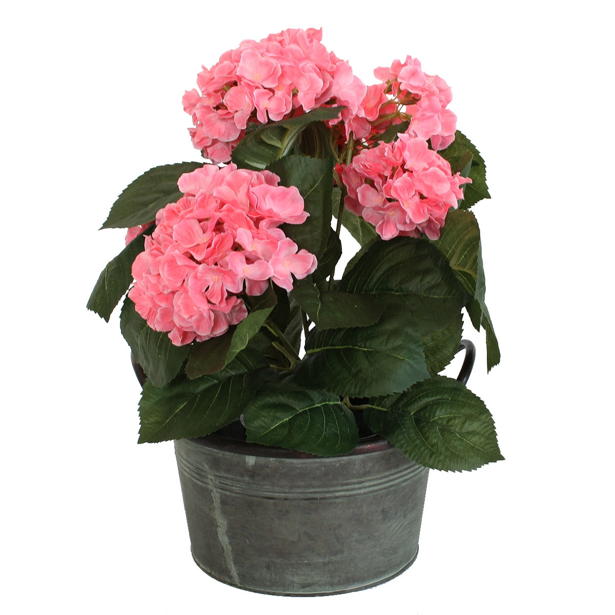 Pflanztopf Pflanzgefäß Zinktopf Old Green 24cm Ø Rund Blumentopf Metall Übertopf