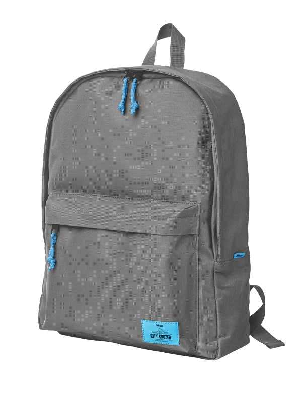 Trust Laptop Rucksack City Cruzer grau bis 16 Zoll Laptoptasche