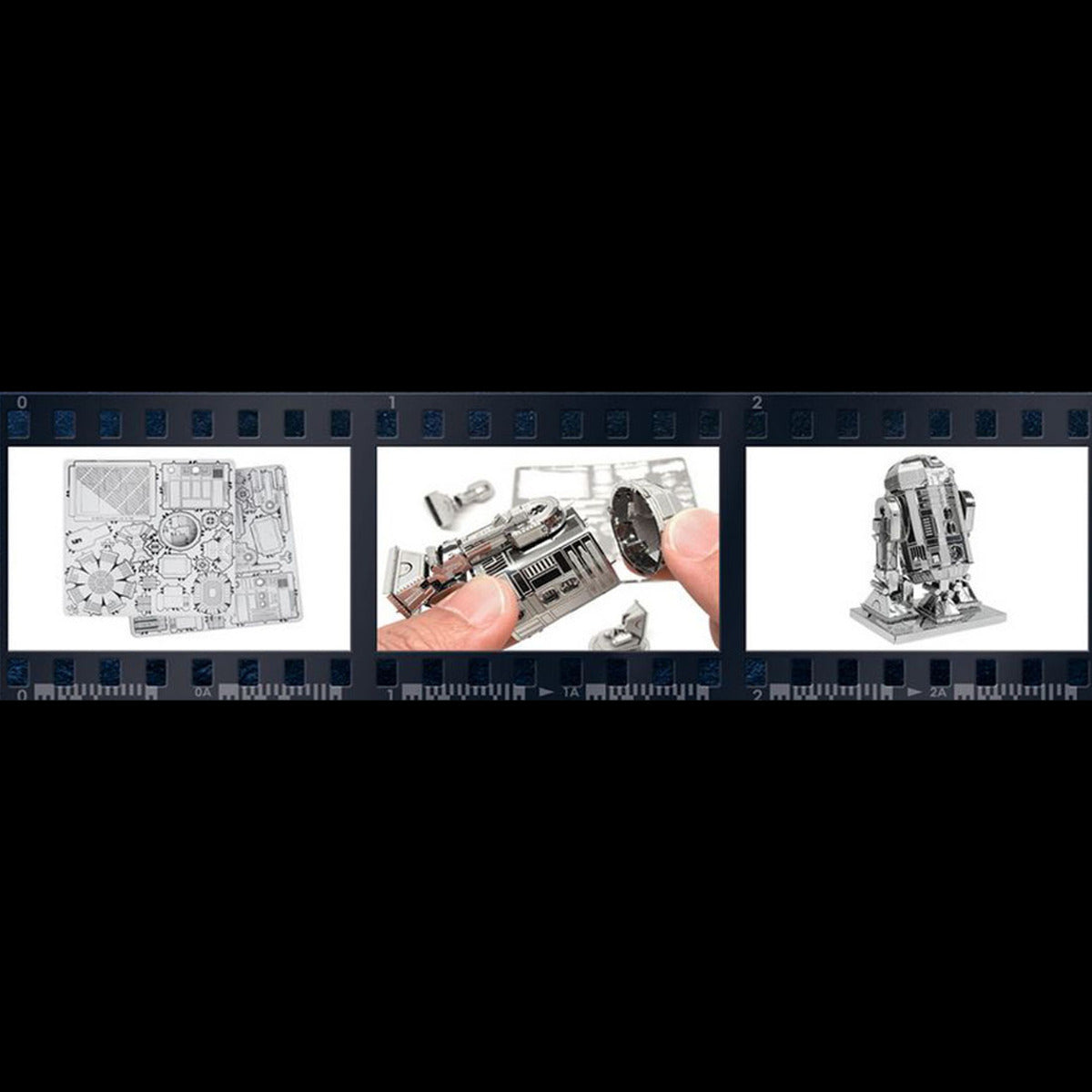 Metal Earth STAR WARS R2-D2 Roboter Droide MMS250 3D Figur Metallbausatz