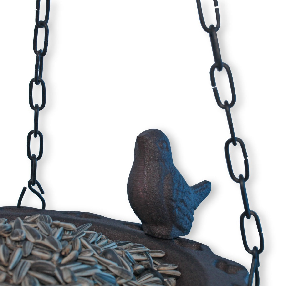 Vogeltränke Gusseisen Vogelbad Garten Vogelbecken hängend