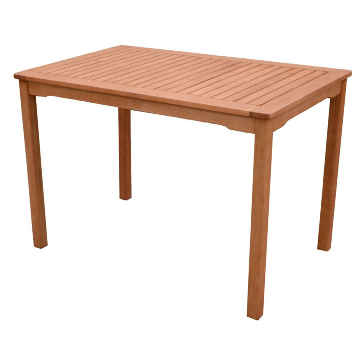 Garden Pleasure Gartentisch Pittsburgh, Gartentisch Holz 110x70cm, Balkontisch Terassentisch Holztisch Garten, Eukalyptus FSC 100%, Terassentisch