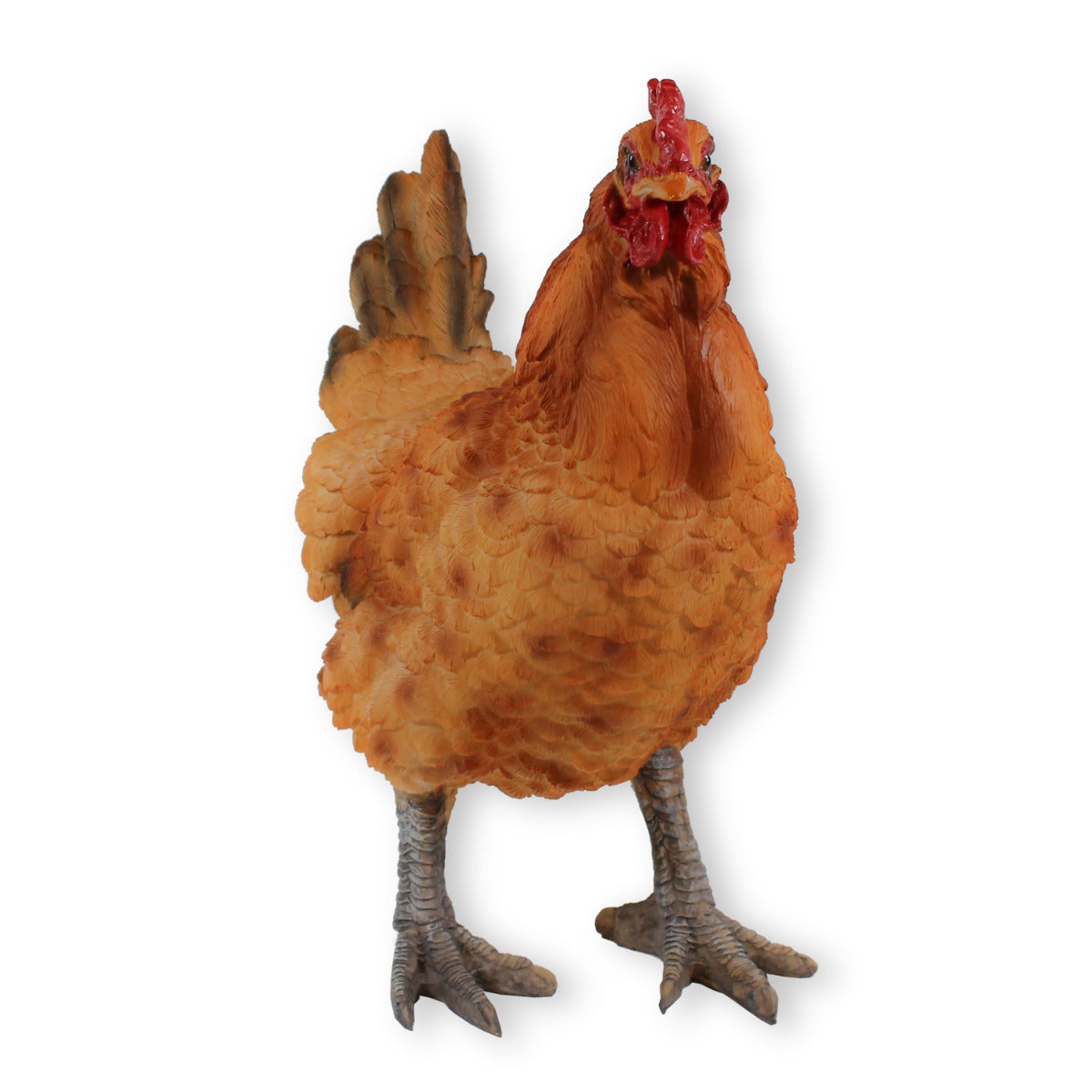 Gartendeko Huhn Figur Braun 35cm stehend Deko Hühner Deko Hennen