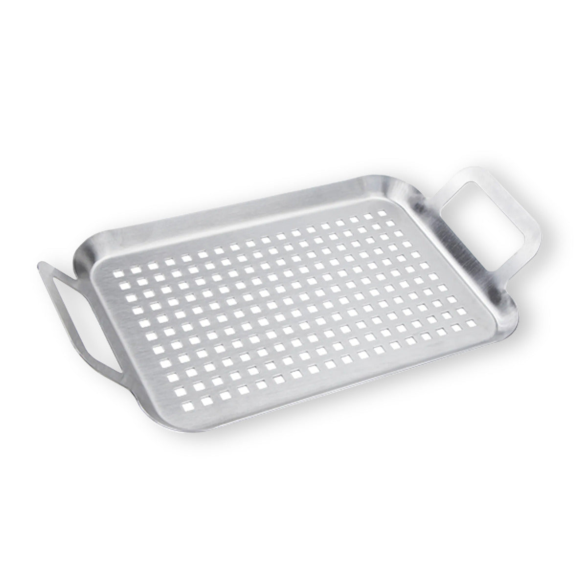 Edelstahl Grillplatte 33cm Gemüse Grillplatte für Auberginen Pilze und Zucchini