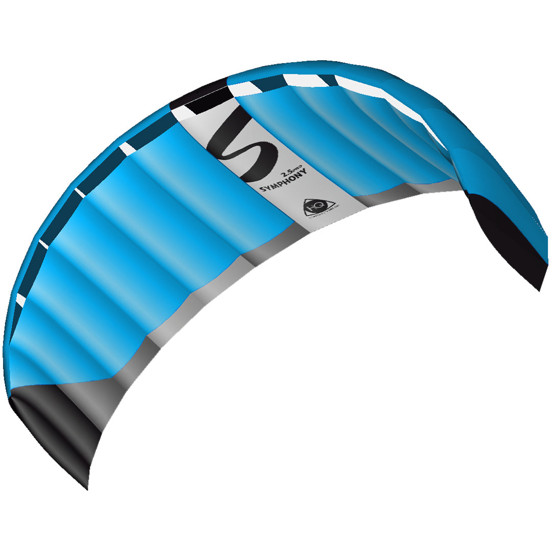 HQ Lenkmatte Symphony Pro 2.5 Neon Blue Allround Lenkdrachen Kite Matte