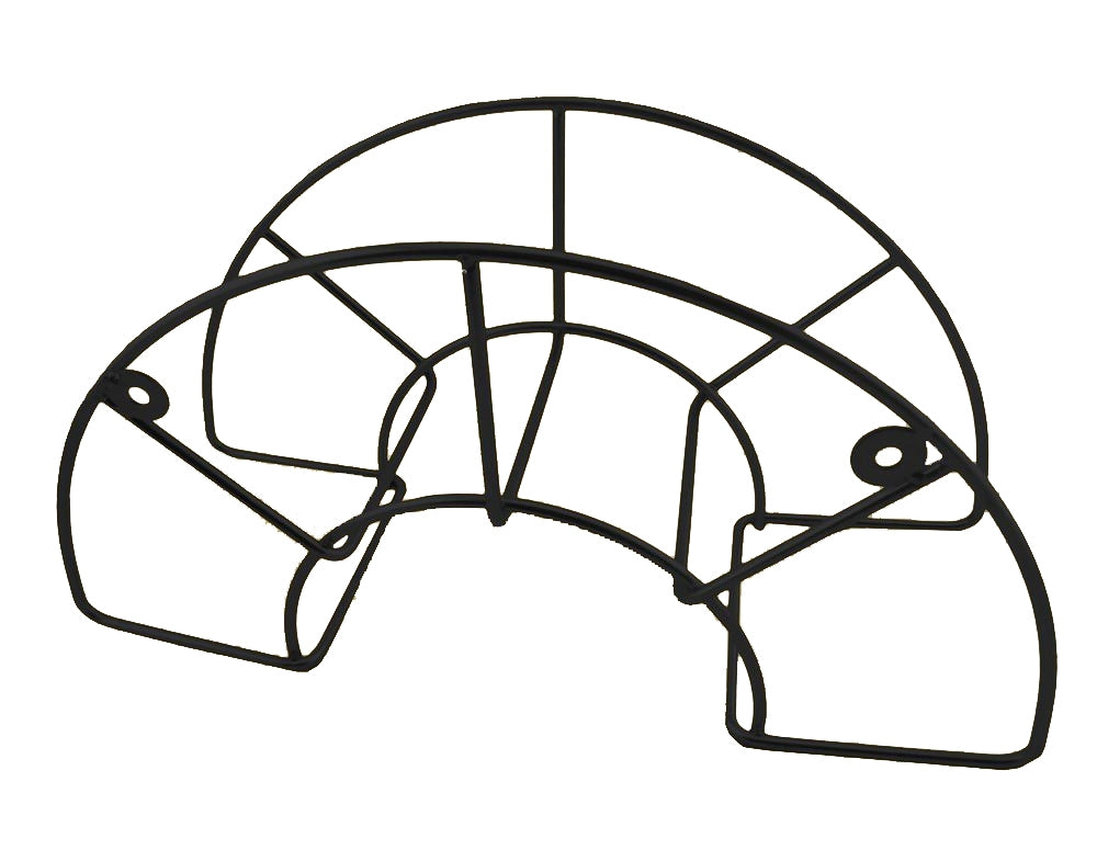 Schlauchhalter Metall Wandschlauchhalter Halterung für Gartenschlauch Blacky schwarz