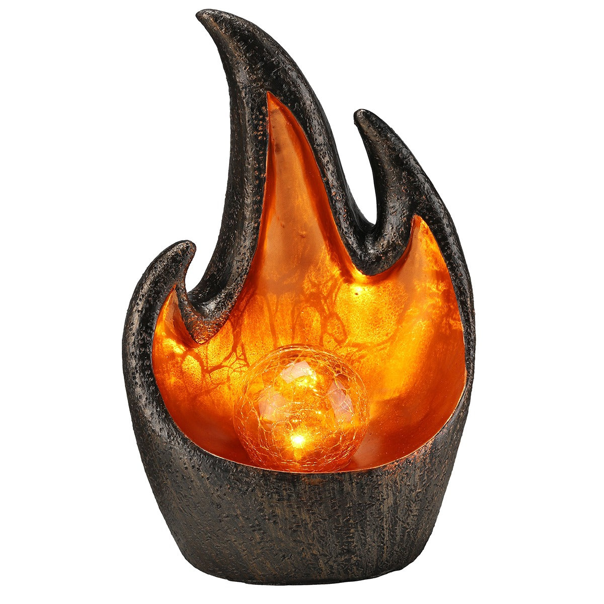 LED Solar Tischleuchte |Feuer| Solarleuchte Garten LED Solar Gartenleuchte Solar Dekoleuchte