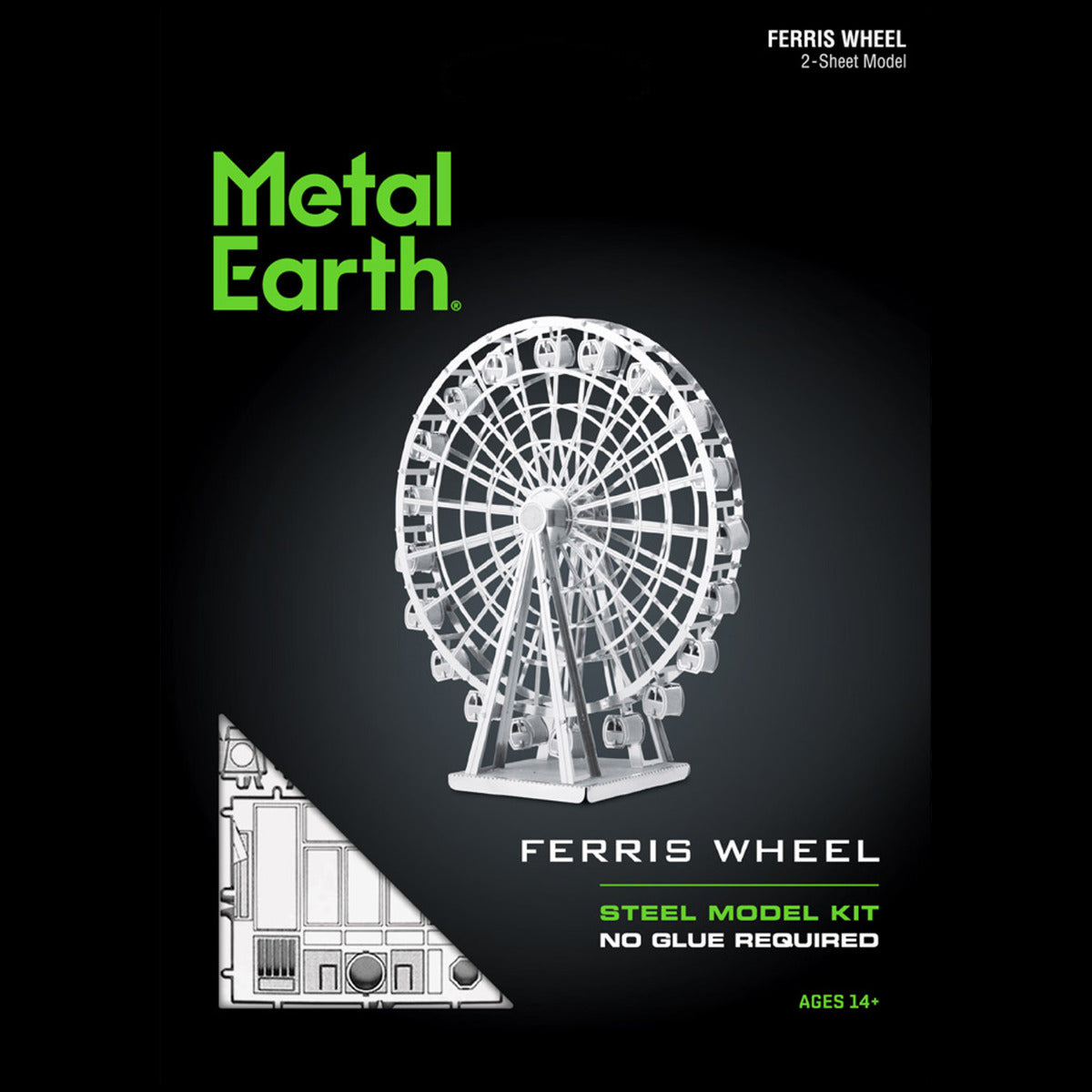 Metal Earth Metallbausätze MMS044 Ferris Wheel Riesenrad Metall Modell