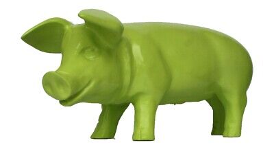 Dekofigur Schwein Ferkel "Apple" green grün 60 cm Dekoration Deko Garten