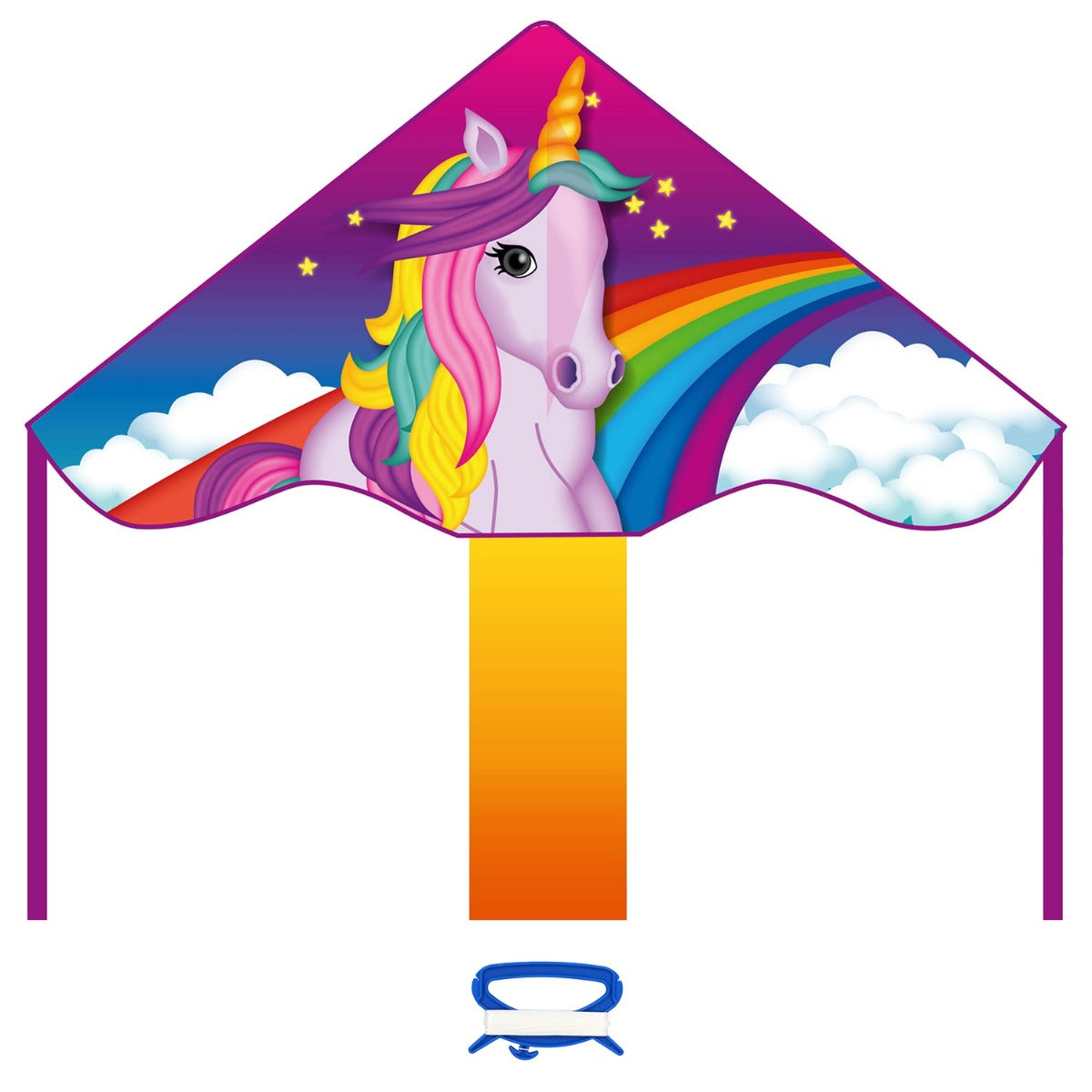 Kinderdrachen Einleiner Drachen HQ Simple Flyer Unicorn 85 cm Flugdrache