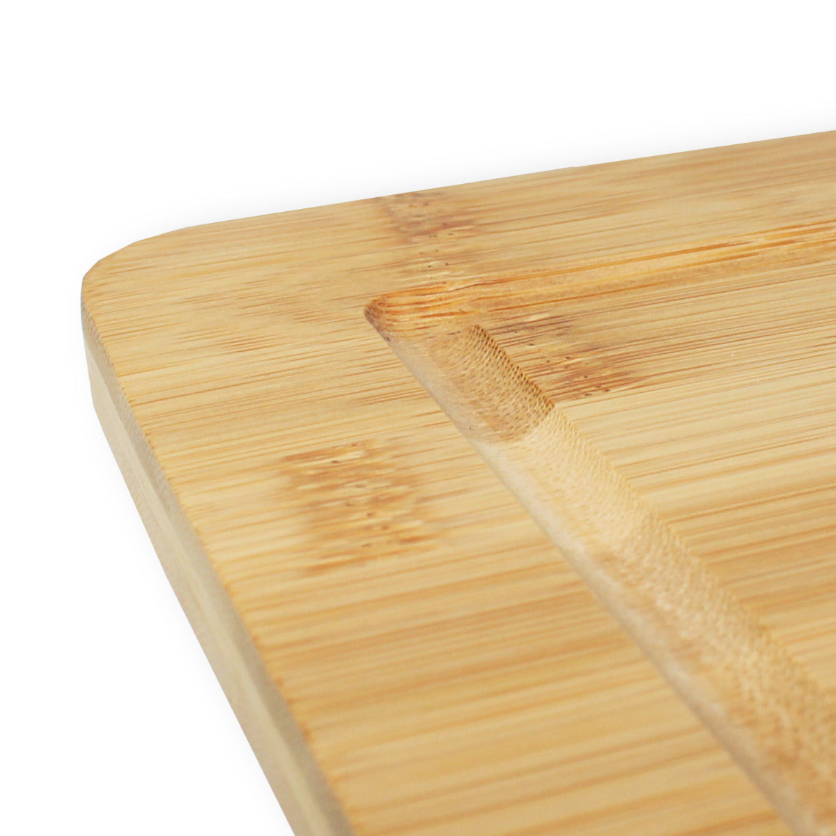 Serviertablett Tranchier- und Beistelltisch Schneidbrett mit Saftrille FSC Bambus 60x45x79 cm