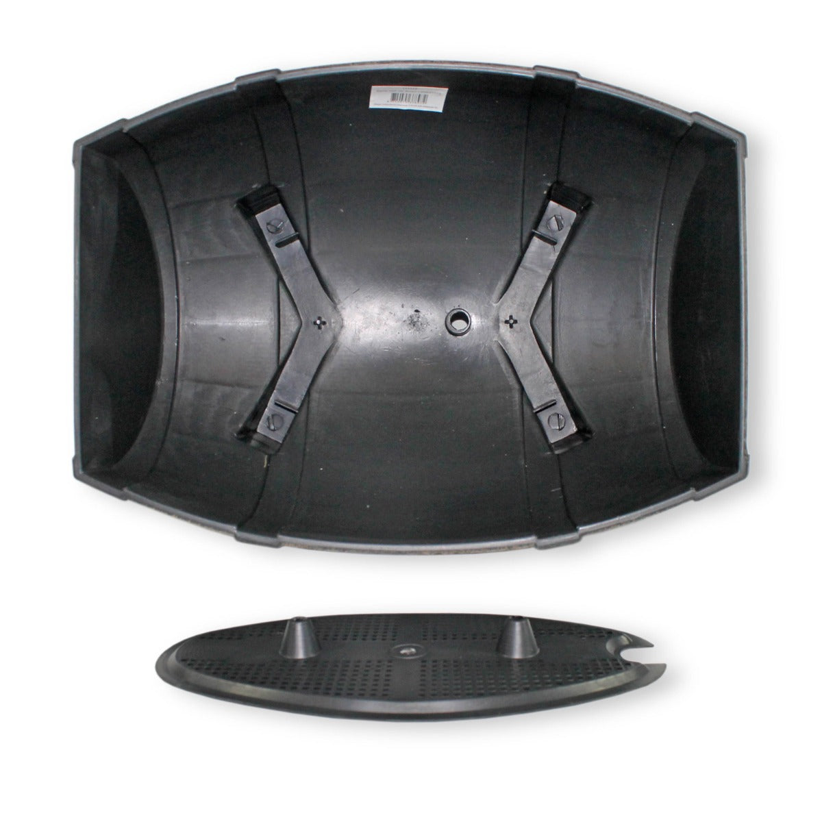 Pflanzkübel Pflanztopf 57 cm Weinfass-Optik Blumenkübel Blumentopf Blumenfass wetterbeständig