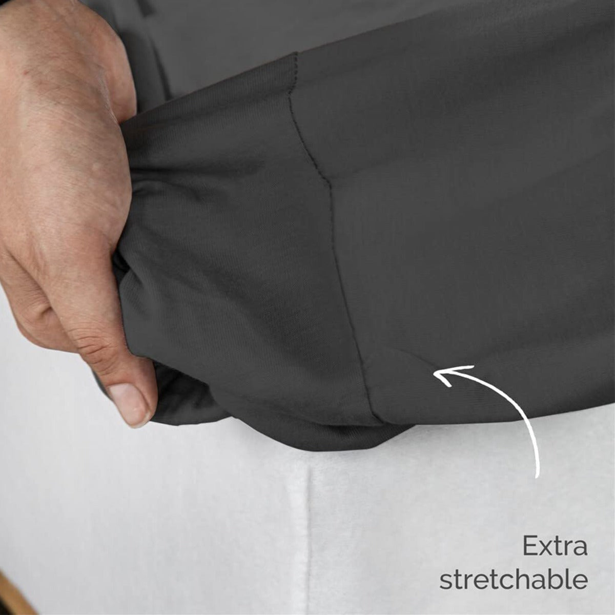 Walra Spannbettlaken 160x200 Spannbetttuch 100% Baumwolle anthrazit