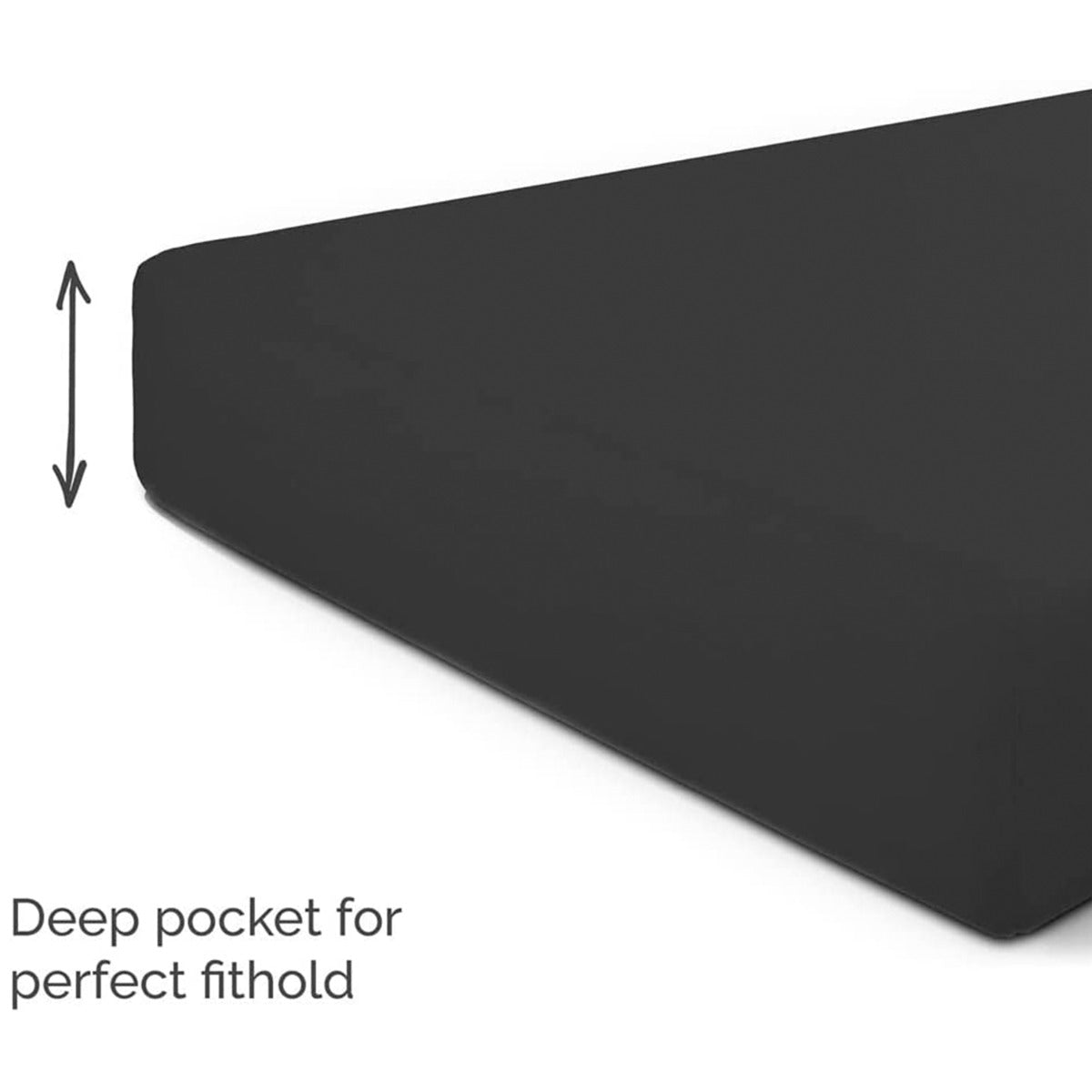 Walra Spannbettlaken 160x200 Spannbetttuch 100% Baumwolle anthrazit