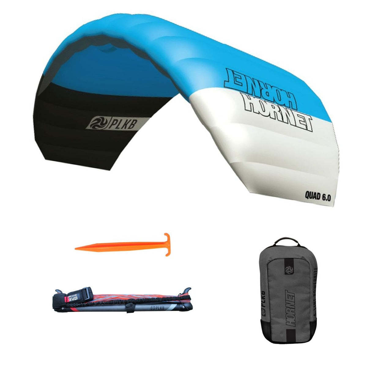 Lenkmatte Peter Lynn Hornet 6.0 Vierleiner Drachen Powerkite PLKB Hornet 6.0 Controlbar Lenkdrachen Kite