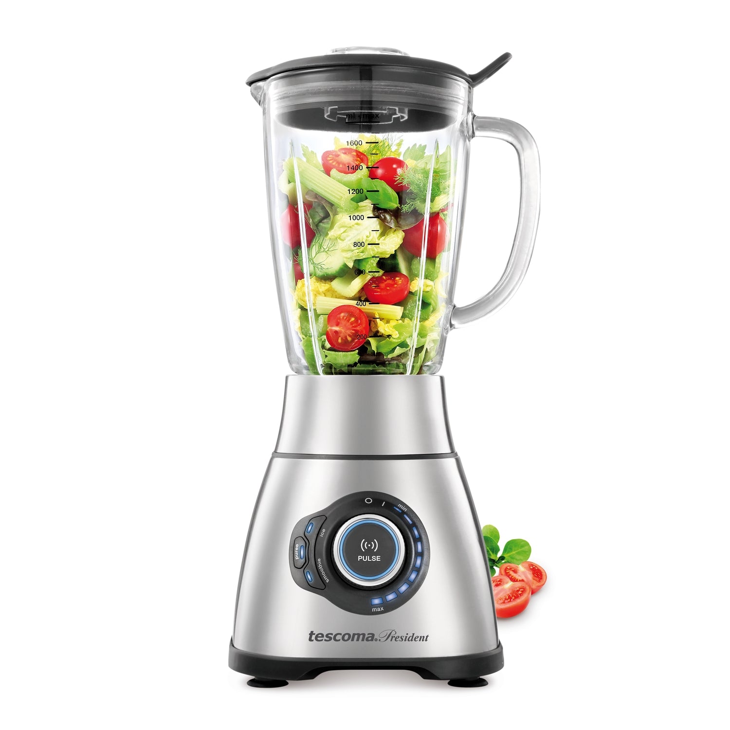 Standmixer Smoothiemaker / Smoothie Mixer Ice Crusher 1,8 Liter 1800 W Tescoma President