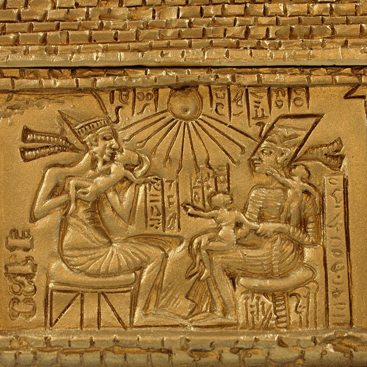 Dekofigur Pyramide Schmuckschatulle Schmuck Aufbewahrung Ägyptische Kultur