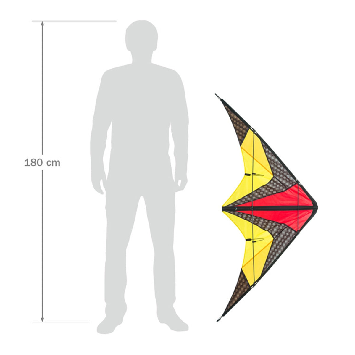 Lenkdrachen HQ Quickstep II Graphite Allround Drachen