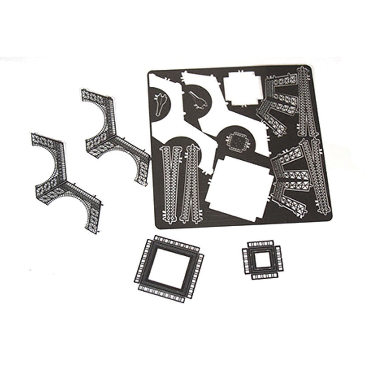 Metal Earth Metallbausätze MMS016 Eiffelturm Eisenfachwerkturm Metall Modell