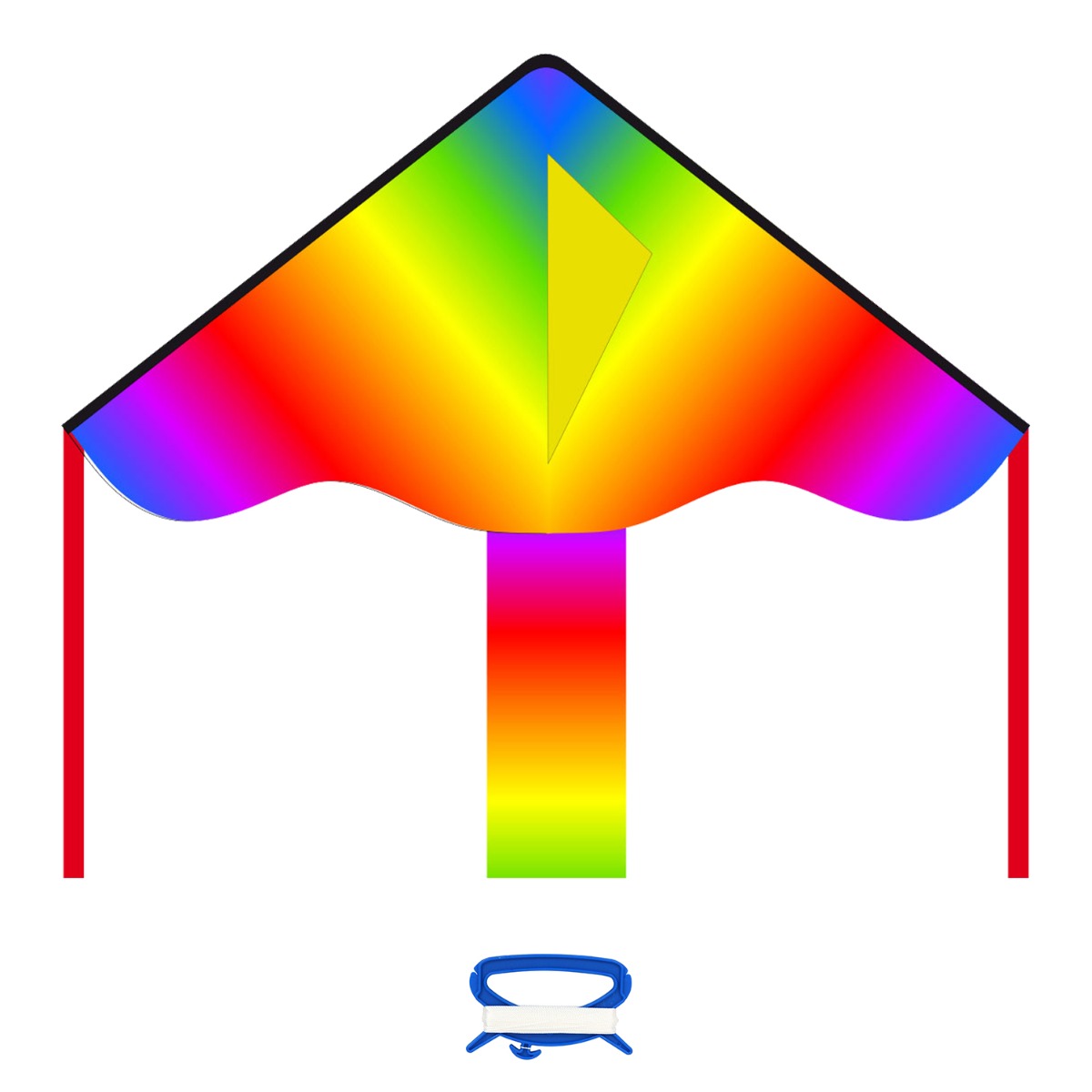 Kinderdrachen Einleiner Drachen HQ Simple Flyer Radiant Rainbow 85 cm Flugdrachen
