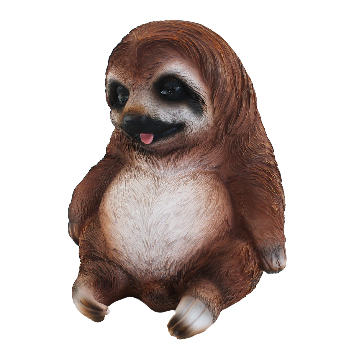 Faultier Figur lustlos sitzend Faultier Deko Faultier Gartenfigur