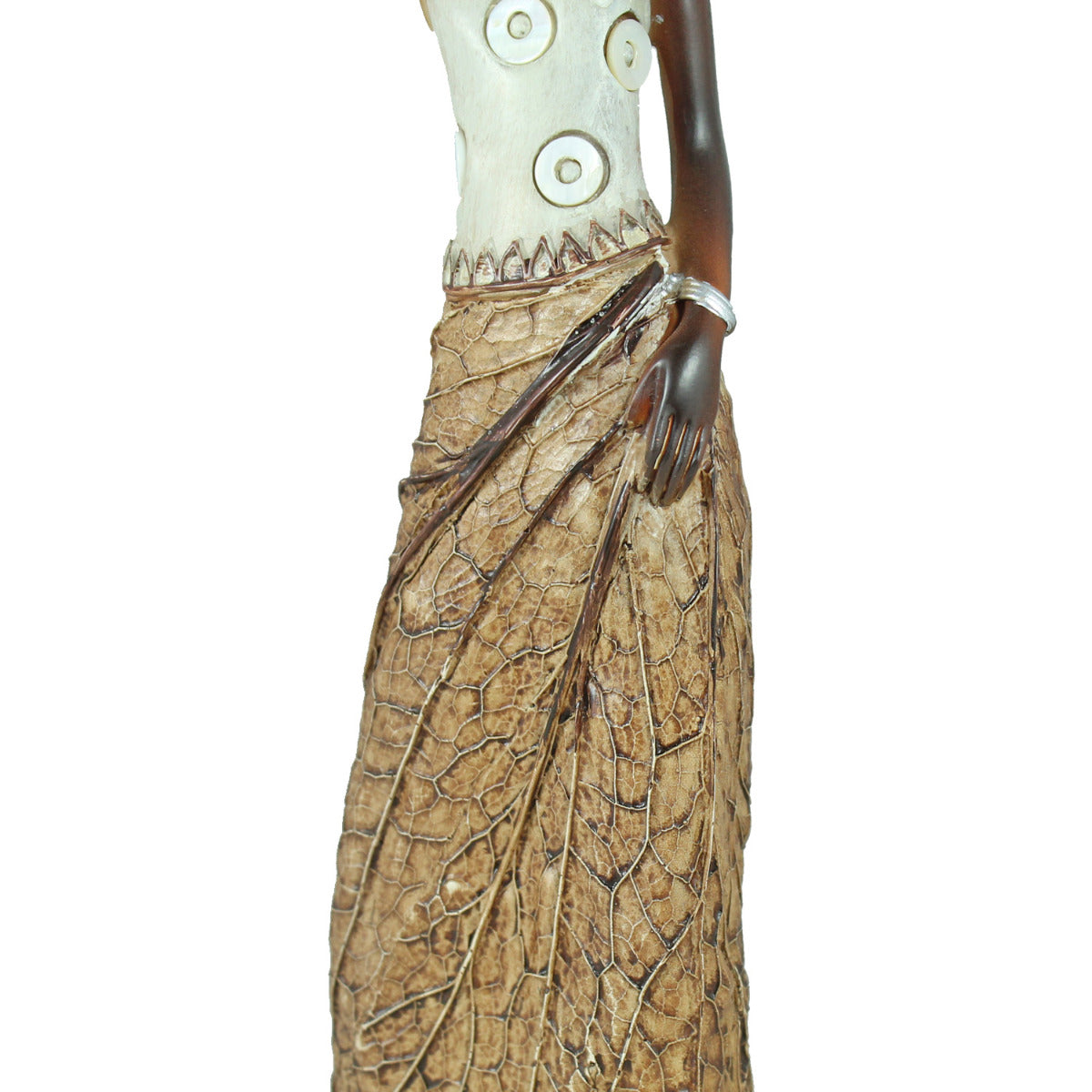 Afrika Deko Figur Frau mit Schale auf dem Kopf Afrikanische Dekofiguren