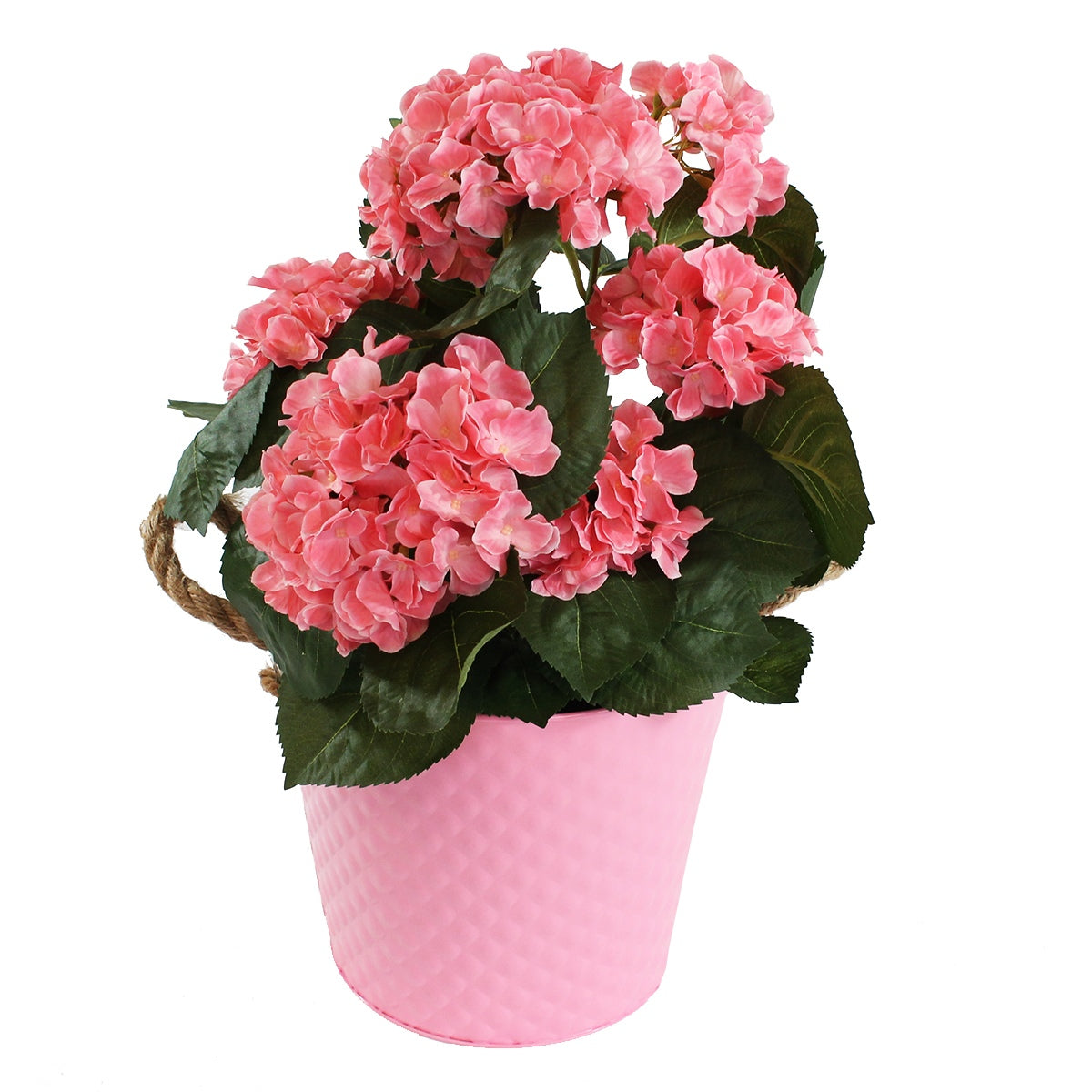 Pflanztopf Pflanzgefäß Zinktopf Diamond Pink 22cm Ø Blumentopf Metall Übertopf