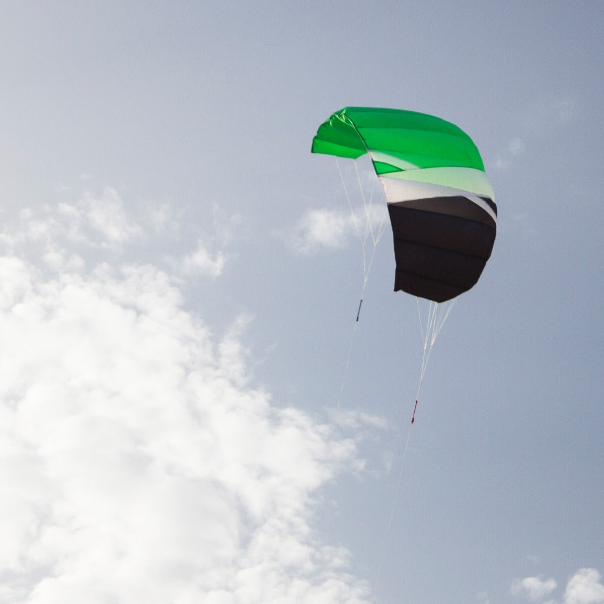 CrossKites Lenkmatte Boarder Fluor-Green 1.8 R2F Trainerkite Lenkdrachen mit Bar