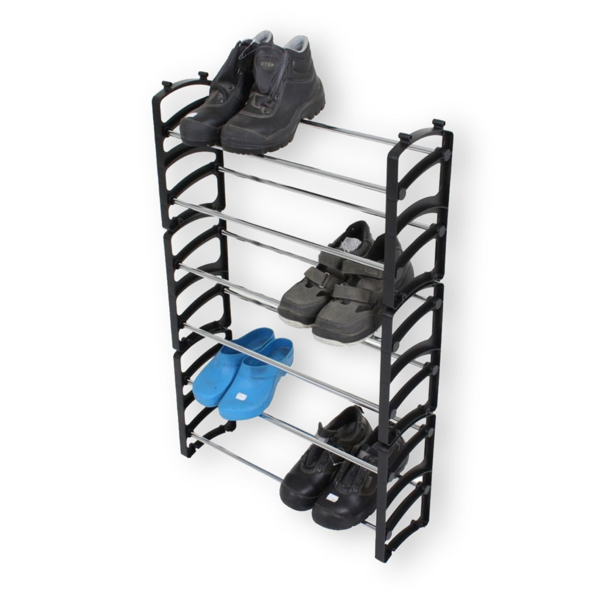 Schuhregal platzsparend 6 Etagen Schuhregal schmal hoch Schuhständer Schuhablage