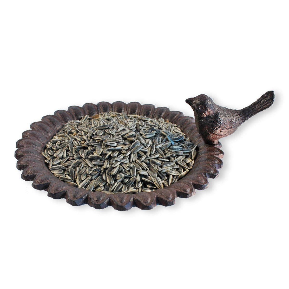 Vogeltränke Gusseisen Vogelbad Garten Vogelbecken stehend Futterstelle Vögel