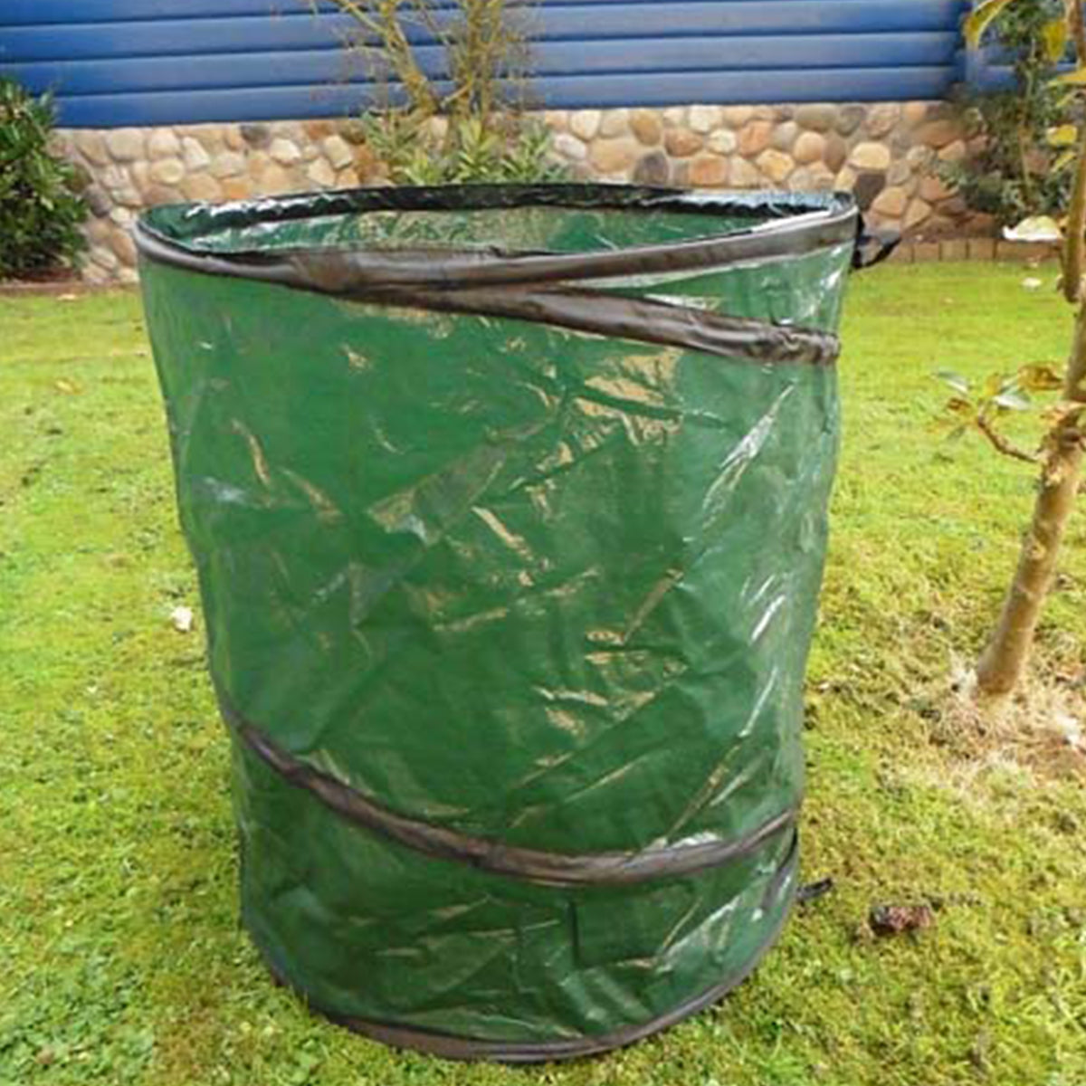 Pop Up Gartensack Laubsack 160 Liter PE-Gewebe Pop Up Säcke Abfallsack