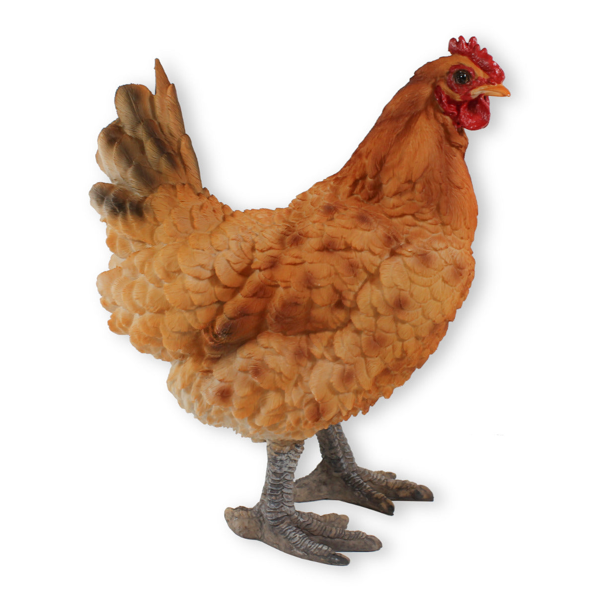 Gartendeko Huhn Figur Braun 35cm stehend Deko Hühner Deko Hennen