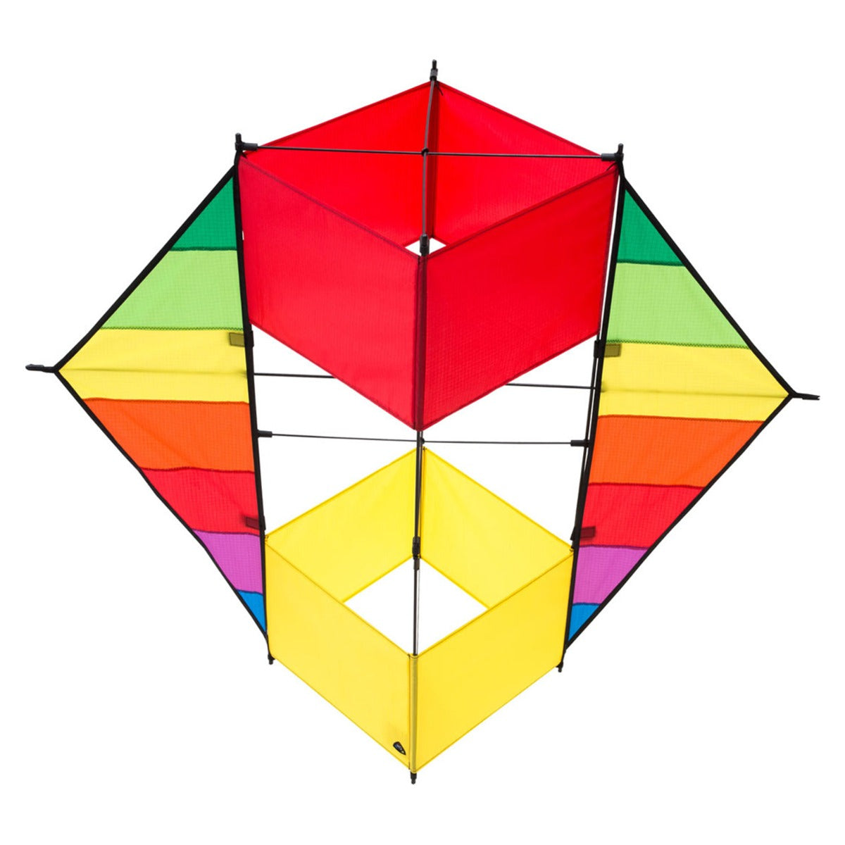 Kinderdrachen Einleiner F-Box Beach Rainbow HQ Drachen Kastendrachen