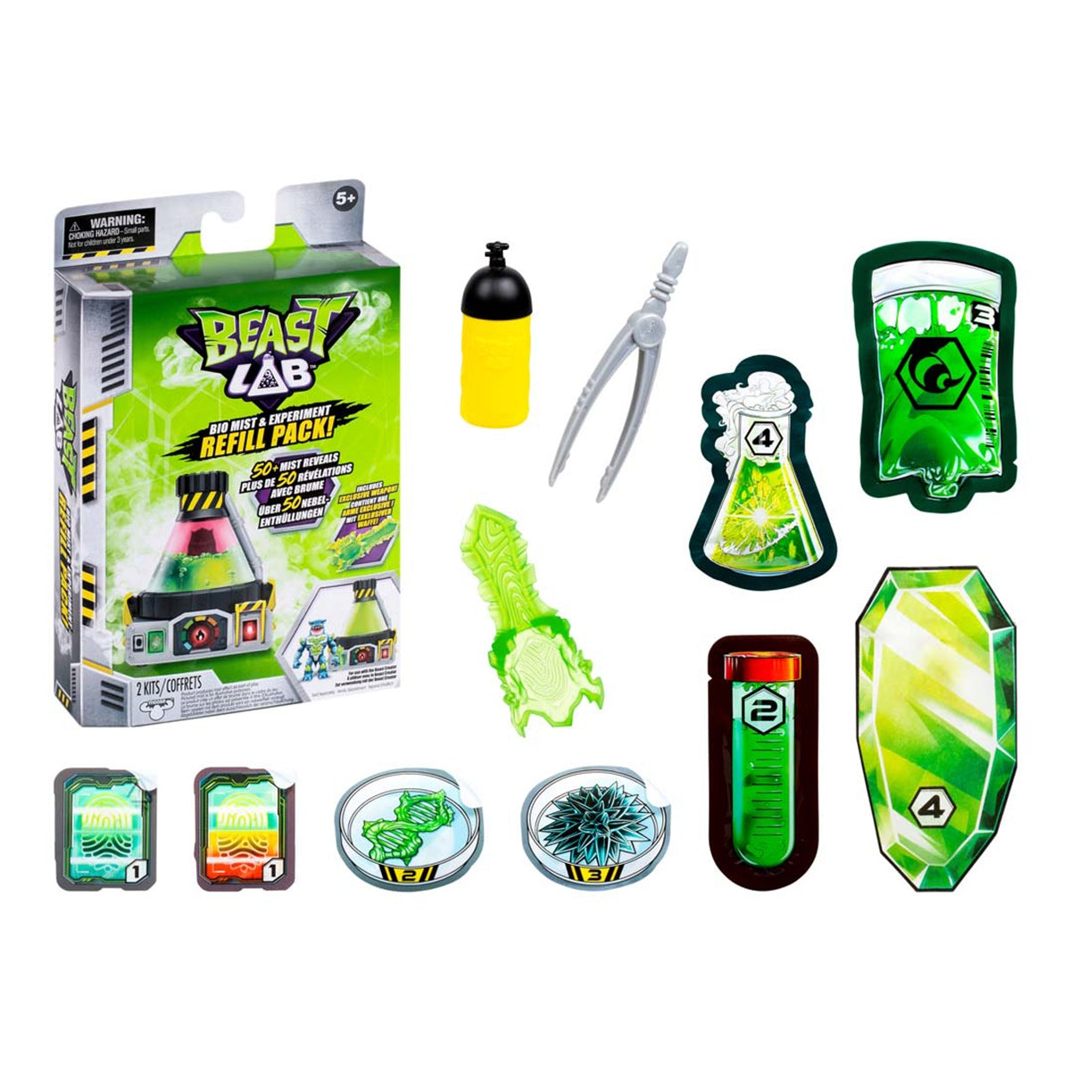 Beast Lab 11107 Nachfüllpackung für Beast Lab 11105 Hai-Labor-Spielset für 50 weitere Nebel-Enthüllungen