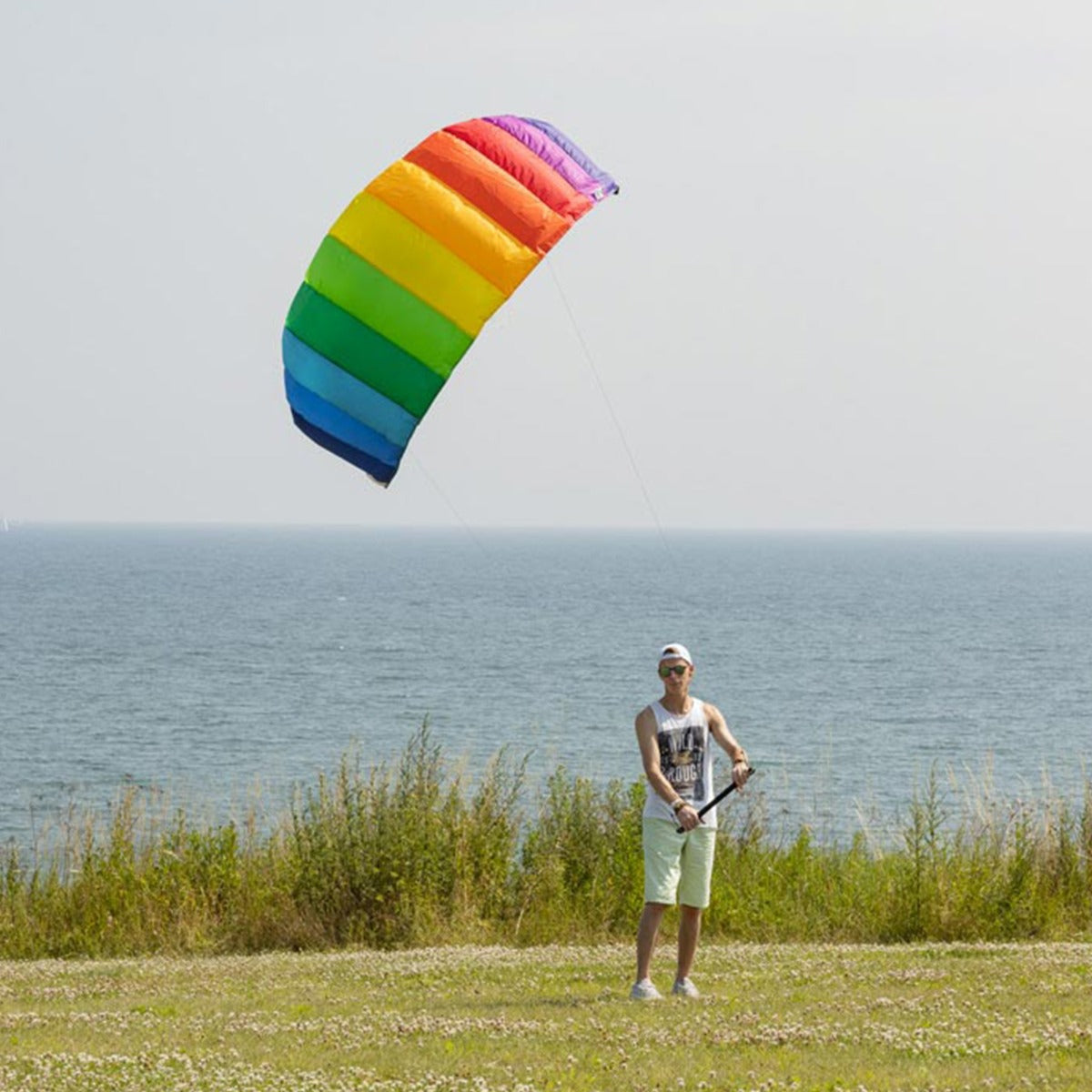 Lenkmatte HQ Symphony Beach III 1.3 Sport Rainbow mit Controlbar Allround Lenkdrachen Kite