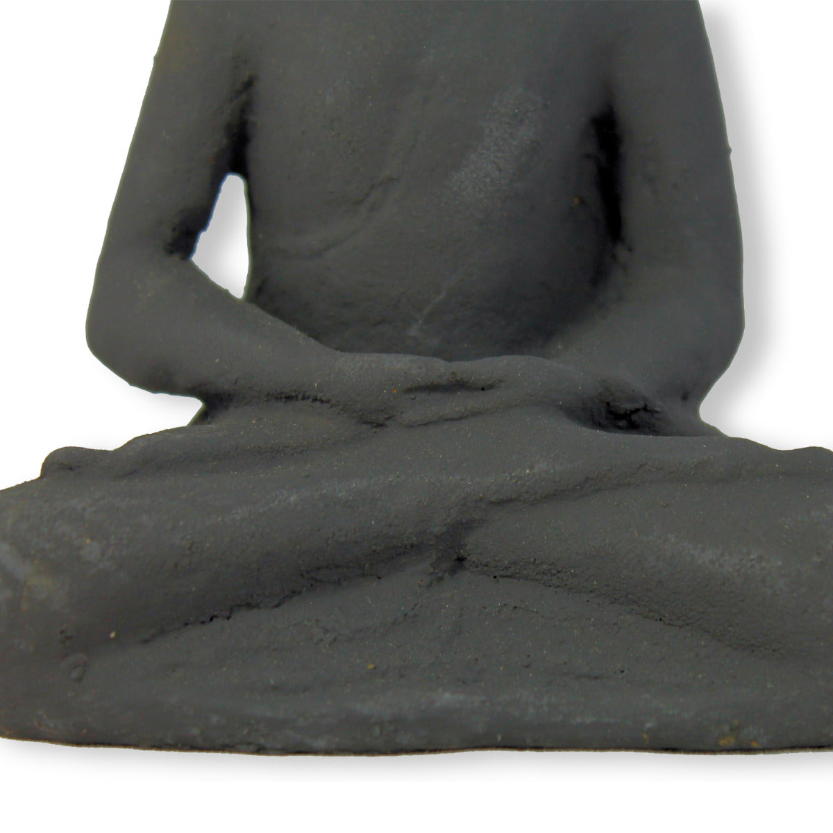 Dekofigur Buddha 3er Set aus Stein Meditation Feng Shui Gartenfigur Dekoration