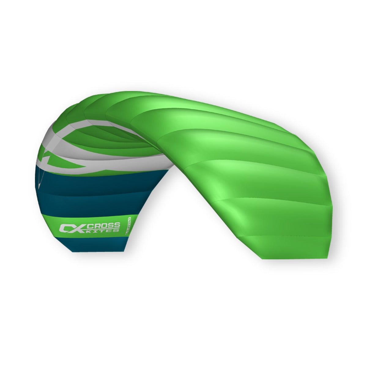 CrossKites Quattro 4.5 Green Lenkmatte Vierleiner Lenkdrachen Kite Flugdrachen R2F