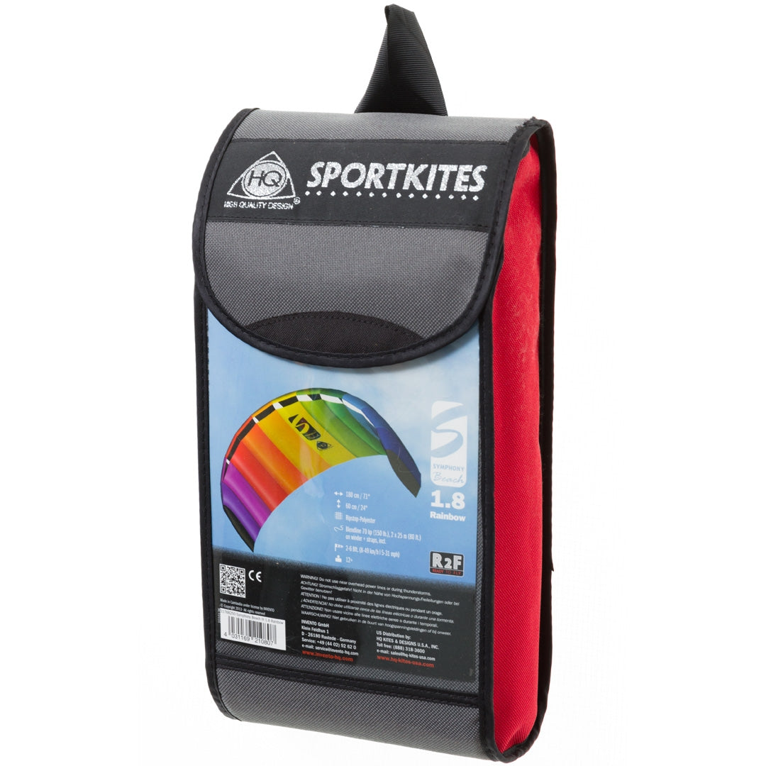 HQ Lenkmatte Symphony Beach III 1.8 Rainbow R2F Allround Lenkdrachen Kite