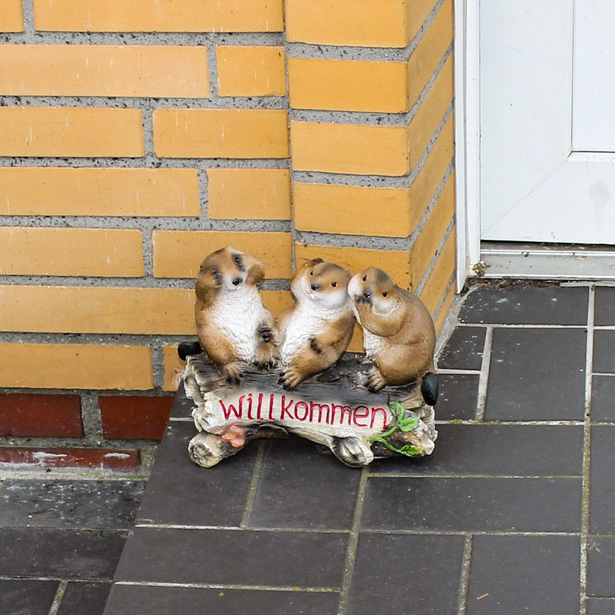 Willkommensschild 3 Biber Eingangsschild Willkommen Schild Haustür