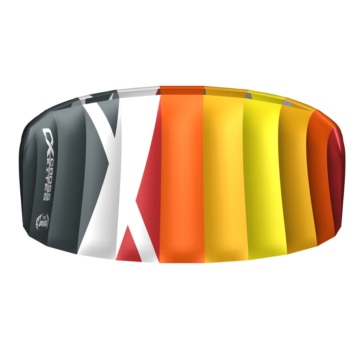 CrossKites Lenkmatte Air 1.5 Red-Yellow R2F Allround Lenkdrachen Kite