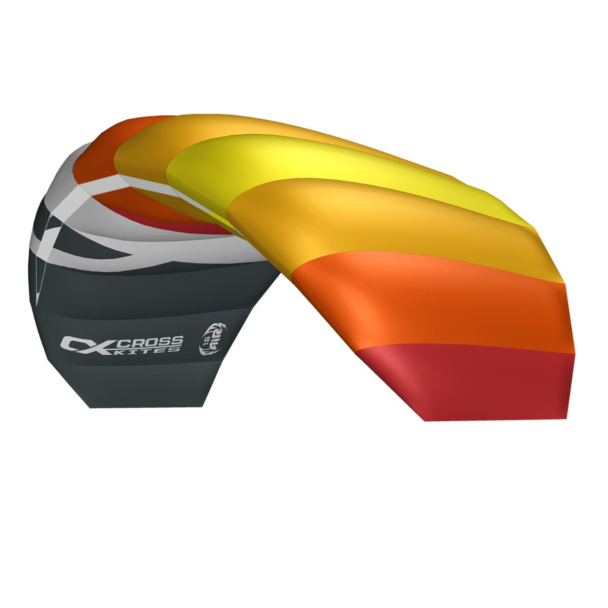 CrossKites Lenkmatte Air 1.5 Red-Yellow R2F Allround Lenkdrachen Kite