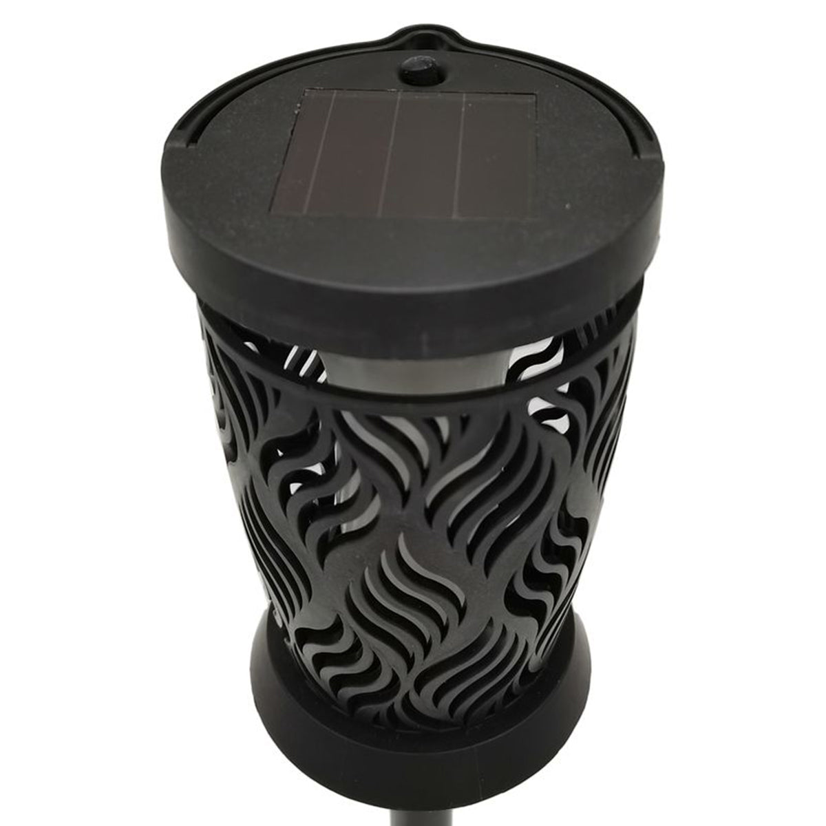 LED Solar Fackel mit Flammeneffekt Solar Leuchte 2er-Set Stimmungslicht Garten