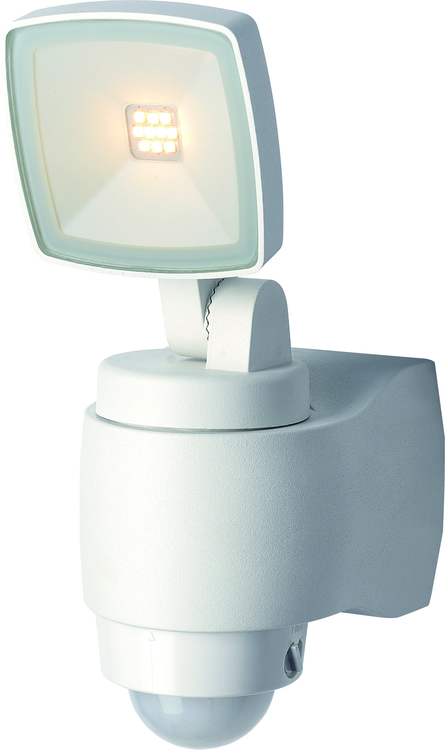 LED Strahler Garten Außenleuchte mit Bewegungsmelder 10 Watt IP44 Aluminium Gehäuse schwenkbar