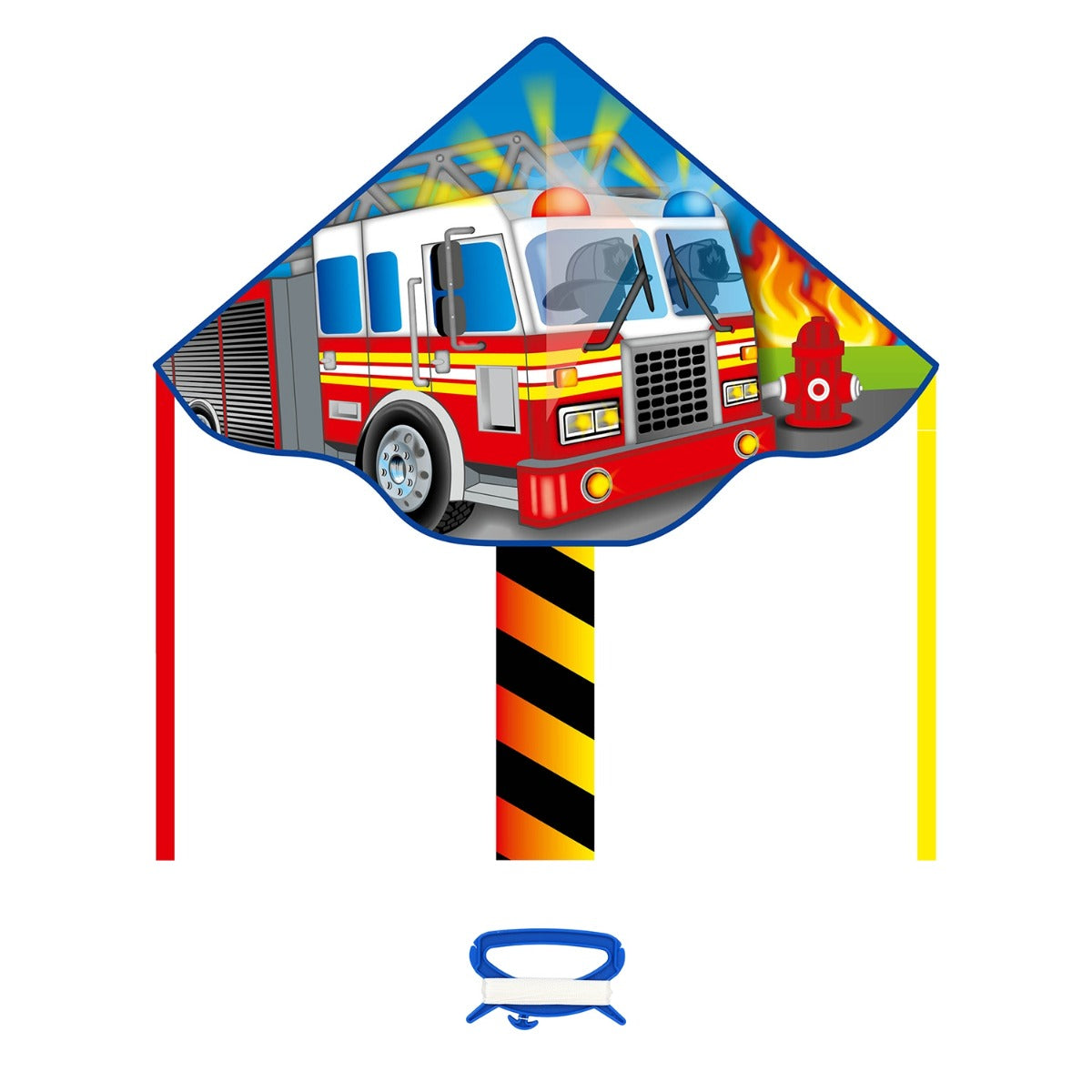 Kinderdrachen Einleiner Drachen HQ Simple Flyer Fire Truck 120 cm Flugdrache