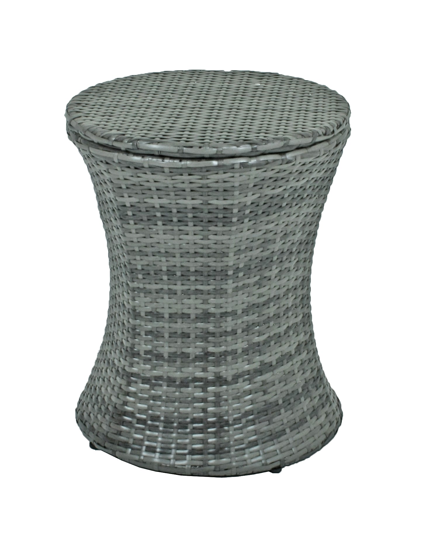 Balkontisch Stehtisch Gartentisch rund Tisch höhenverstellbar 45 cm Getränkekühler Bistrotisch Beistelltisch