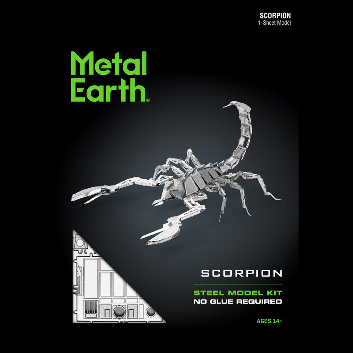 Metal Earth Metallbausätze MMS070 Skorpion Metall Modell