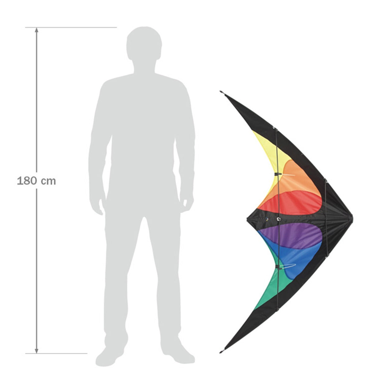 Kinderdrachen Allround Lenkdrachen HQ Bebop Prisma Flugdrachen