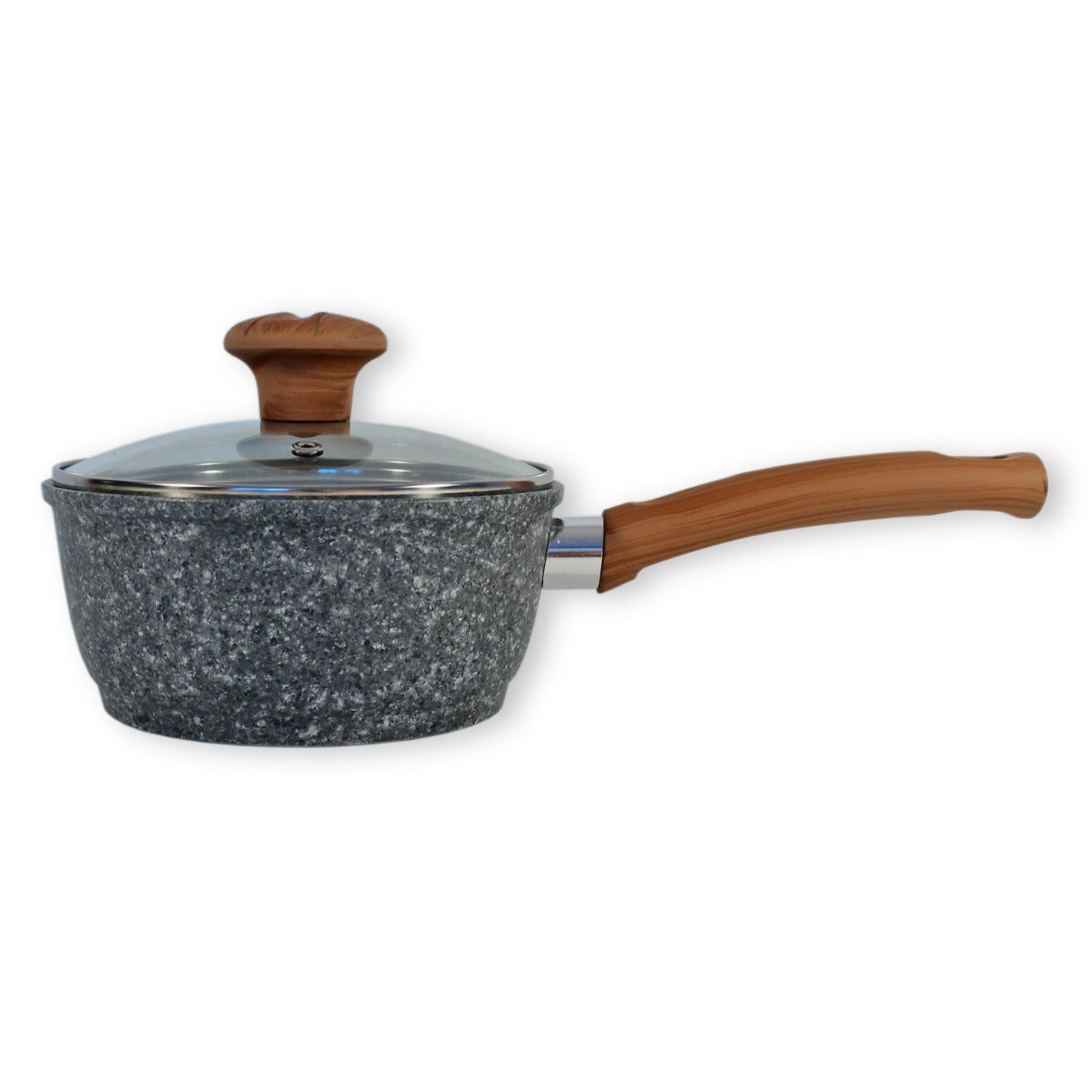 EMILE HENRY Stielkasserolle mit Deckel Stielkasserolle Induktion Sauciere mit Deckel