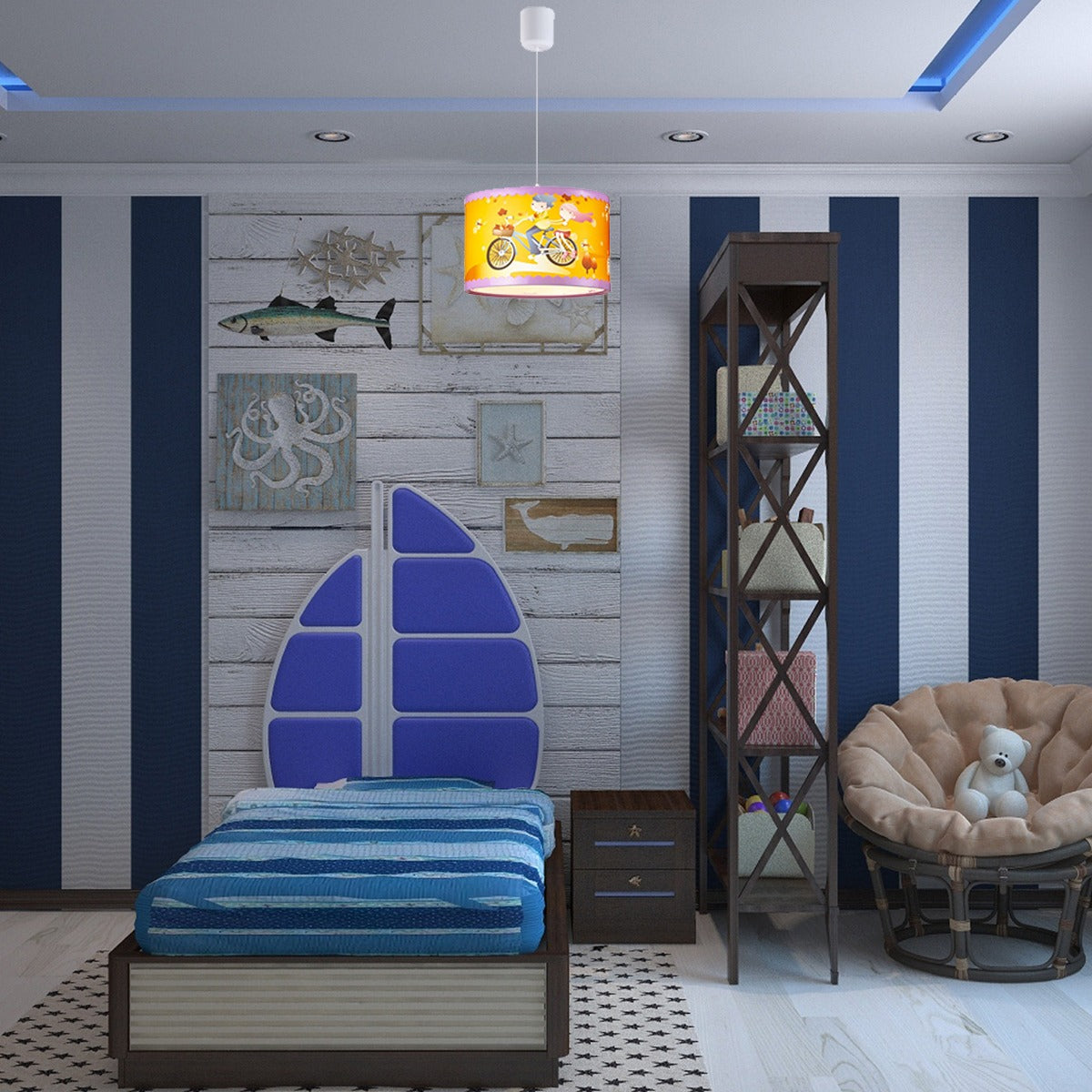 Kinder Deckenleuchte Freunde Kinderzimmerlampe Deckenlampe Kinderzimmer Pendelleuchte